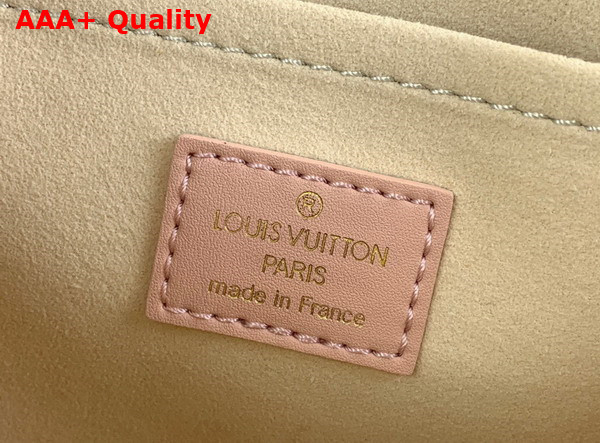 Louis Vuitton Dauphine MM Handbag in Pink Epi Grained Cowhide Leather Replica