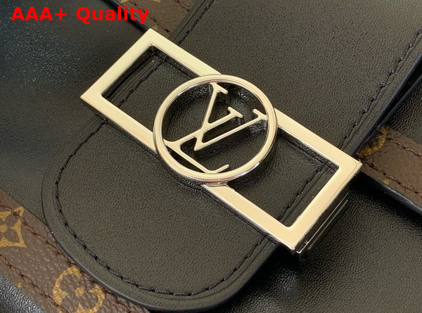 Louis Vuitton Dauphine Soft Vibe MM Black Lamb Leather M13450 Replica