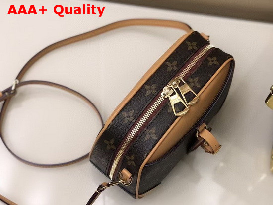 Louis Vuitton Deauville Mini Handbag in Monogram Canvas with Natural Leather Trim M45528 Replica