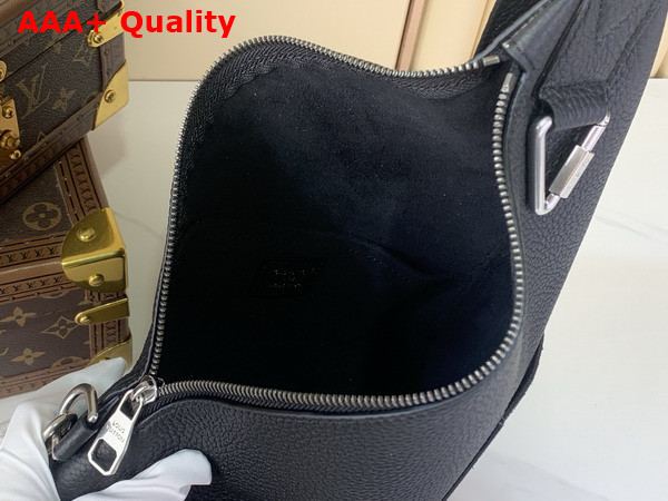 Louis Vuitton Delta Slingbag in Black LV Touch Calfskin Leather M27060 Replica