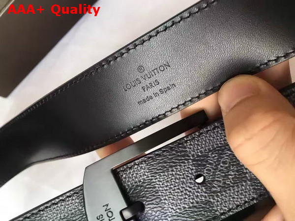 Louis Vuitton Detroit Belt 35mm Damier Graphite Replica