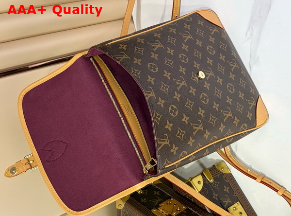 Louis Vuitton Diane Backpack MM Monogram Coated Canvas M29631 Replica