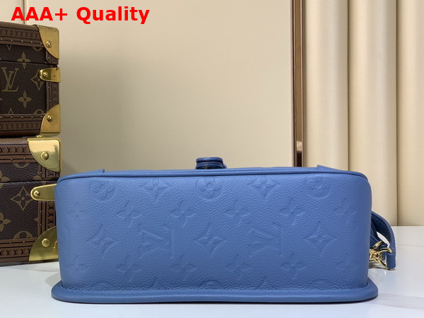 Louis Vuitton Diane Handbag in Blue Jean Monogram Empreinte Leather M27362 Replica