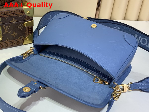 Louis Vuitton Diane Handbag in Blue Jean Monogram Empreinte Leather M27362 Replica