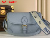 Louis Vuitton Diane Satchel Bag in Blue Hour Monogram Empreinte Leather M46846 Replica