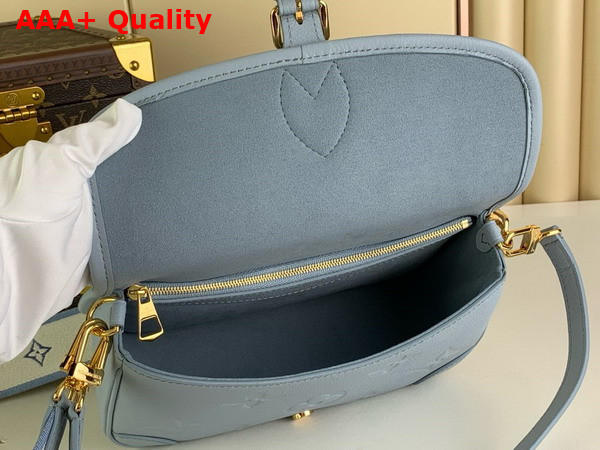 Louis Vuitton Diane Satchel Bag in Blue Hour Monogram Empreinte Leather M46846 Replica