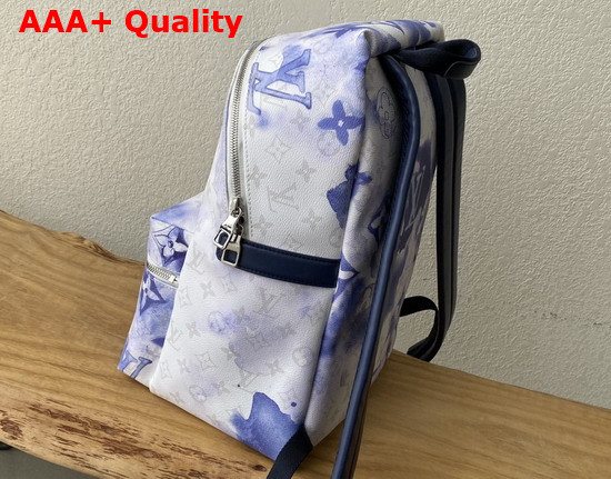 Louis Vuitton Discovery Backpack Monogram Watercolor Blue Coated Canvas M45760 Replica