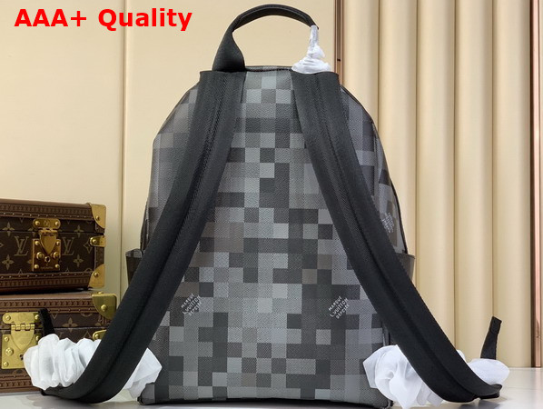 Louis Vuitton Discovery Backpack PM Black Damouflage Coated Canvas M28789 Replica