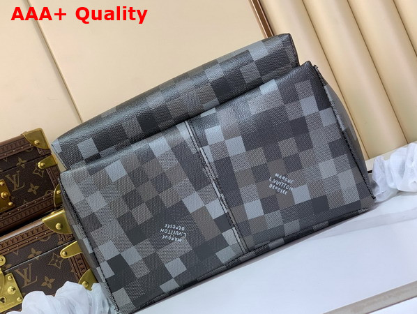 Louis Vuitton Discovery Backpack PM Black Damouflage Coated Canvas M28789 Replica