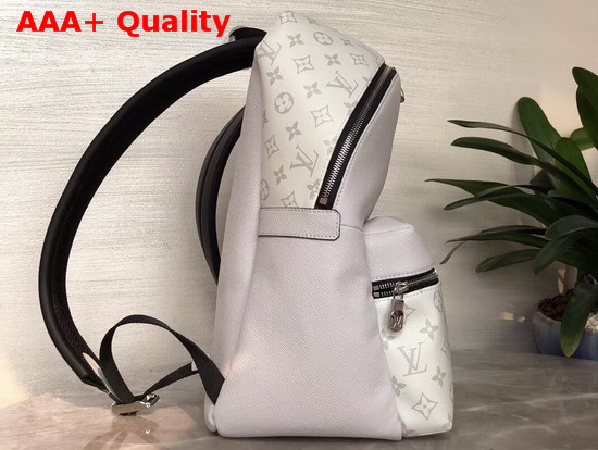 Louis Vuitton Discovery Backpack PM White Monogram Canvas and Taiga Leather M30232 Replica