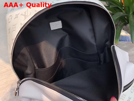 Louis Vuitton Discovery Backpack PM White Monogram Canvas and Taiga Leather M30232 Replica