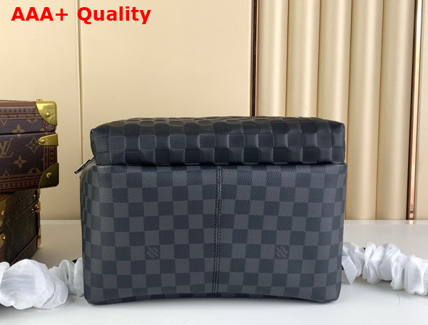Louis Vuitton Discovery Backpack PM Damier Infini Cowhide Leather and Damier Graphite Coated Canvas N40436 Replica