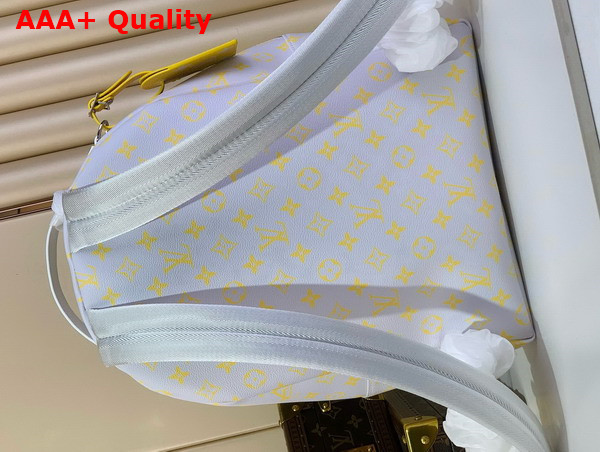 Louis Vuitton Discovery Backpack PM Gray and Yellow Monogram Glow Coated Canvas M14673 Replica