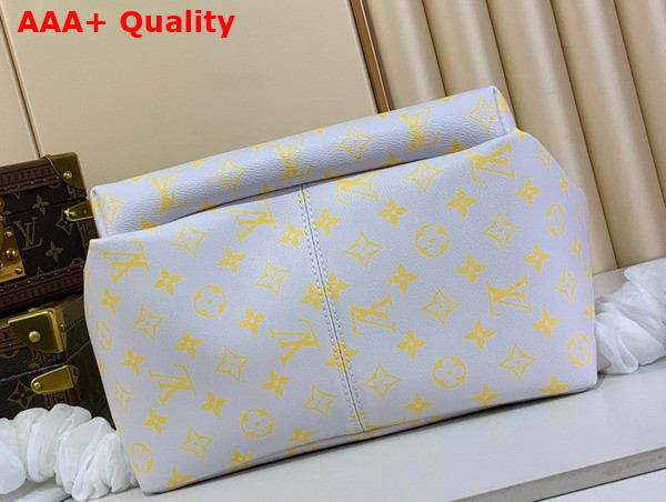 Louis Vuitton Discovery Backpack PM Gray and Yellow Monogram Glow Coated Canvas M14673 Replica