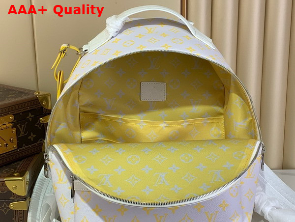 Louis Vuitton Discovery Backpack PM Gray and Yellow Monogram Glow Coated Canvas M14673 Replica