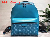 Louis Vuitton Discovery Backpack PM Green Monogram Canvas and Taiga Leather M30227 Replica
