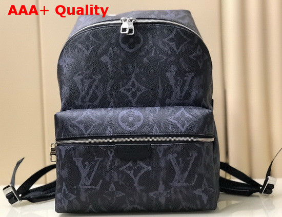 Louis Vuitton Discovery Backpack PM Monogram Pastel Noir Coated Canvas M57274 Replica