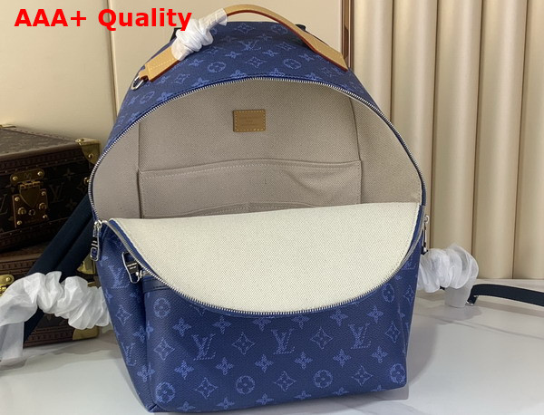 Louis Vuitton Discovery Backpack PM in Ocean Monogram Heritage Coated Canvas M26942 Replica