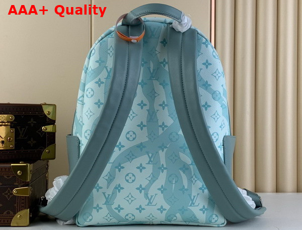 Louis Vuitton Discovery Backpack in Crystal Blue Monogram Aquagarden Coated Canvas M22519 Replica