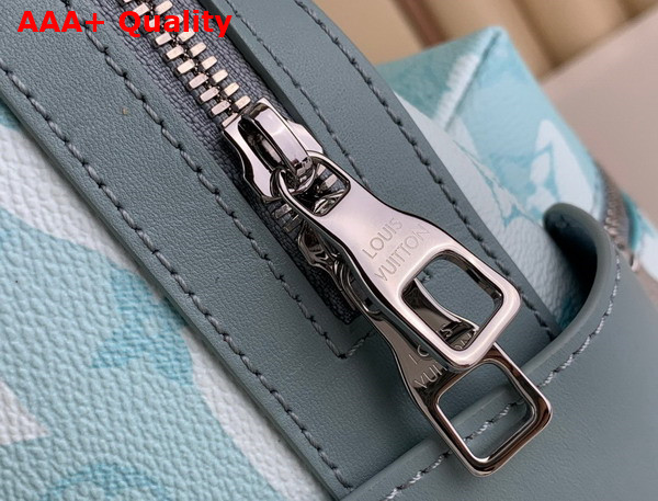 Louis Vuitton Discovery Backpack in Crystal Blue Monogram Aquagarden Coated Canvas M22519 Replica