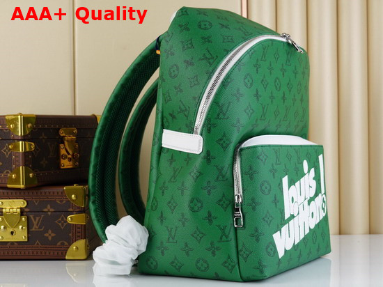 Louis Vuitton Discovery Backpack in Green Vintage Monogram Canvas Replica