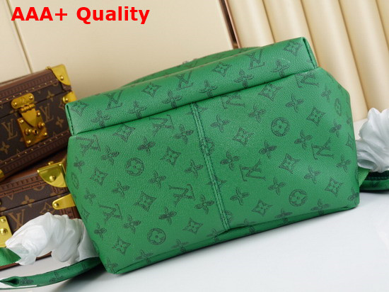 Louis Vuitton Discovery Backpack in Green Vintage Monogram Canvas Replica