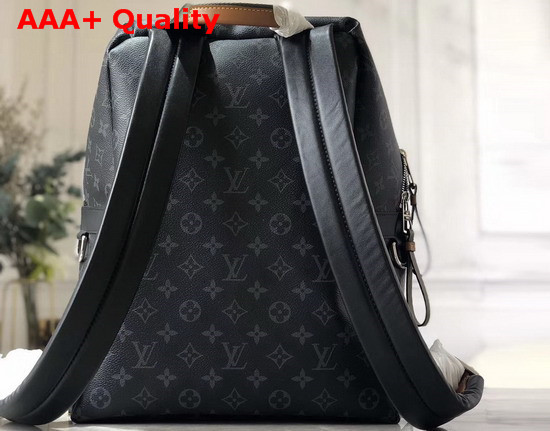 Louis Vuitton Discovery Backpack in Monogram Eclipse Canvas with an Embossed Leather Patch M45218 Replica