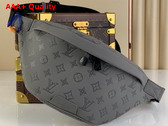Louis Vuitton Discovery Bumbag in Anthracite Gray Monogram Shadow Calf Leather M46108 Replica