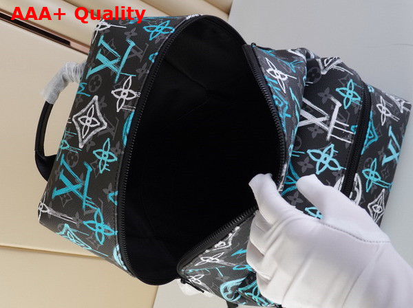 Louis Vuitton Discovery Mackpack Monogram LV Graffiti Green M21395 Replica