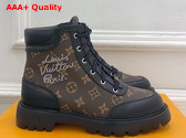 Louis Vuitton District Ankle Boot Ranger in Monogram Canvas Replica