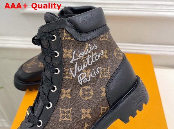Louis Vuitton District Ankle Boot Ranger in Monogram Canvas Replica
