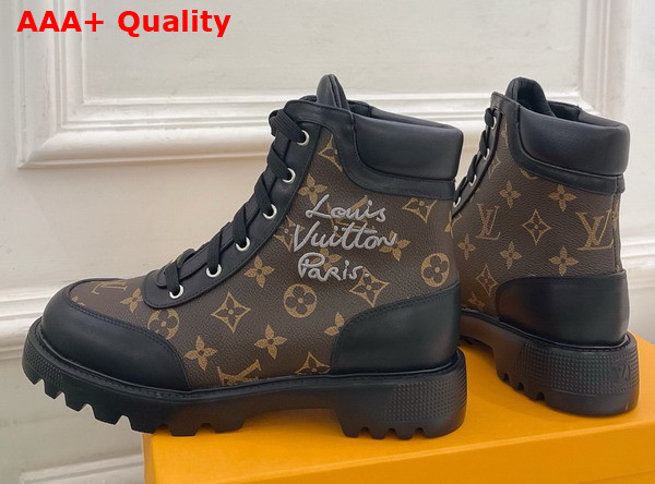 Louis Vuitton District Ankle Boot Ranger in Monogram Canvas Replica