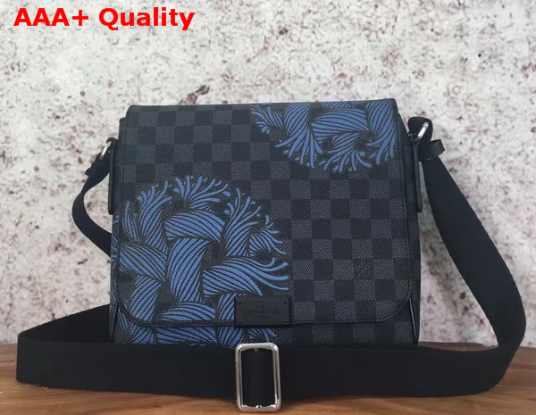 Louis Vuitton District PM in Damier Graphite Canvas Decorated with Rope Pattern N41714 Replica