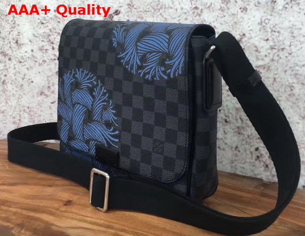 Louis Vuitton District PM in Damier Graphite Canvas Decorated with Rope Pattern N41714 Replica