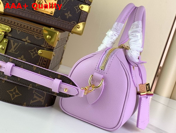 Louis Vuitton Diy Speedy 18 Bag in Wisteria Calfskin Leather M24598 Replica