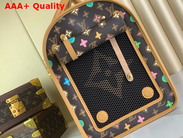 Louis Vuitton Dog Bag in Chocolate Monogram Craggy Coated Canvas M47066 Replica