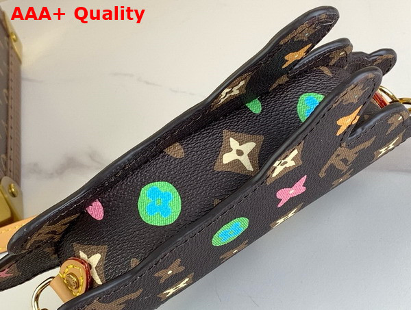 Louis Vuitton Dog On Strap Wearable Wallet in Chocolate Monogram Craggy Coated Canvas Monogram M83342 Replica