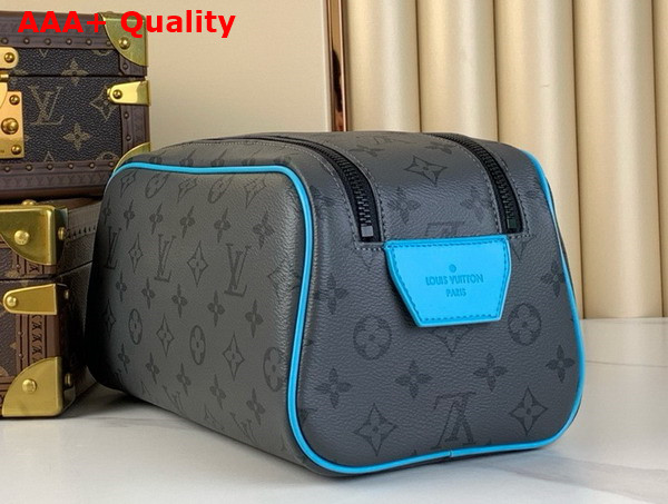 Louis Vuitton Dopp Kit Bag in Monogram Eclipse Reverse Coated Canvas M11482 Replica