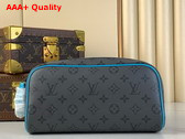 Louis Vuitton Dopp Kit Bag in Monogram Eclipse Reverse Coated Canvas M11482 Replica