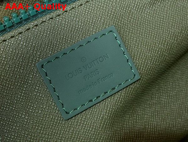Louis Vuitton Dopp Kit Forest Green Taurillon Monogram Embossed Cowhide Leather M24442 Replica