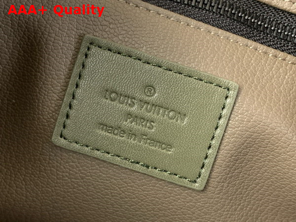 Louis Vuitton Dopp Kit Khaki Monogram Shadow Calf Leather M12651 Replica