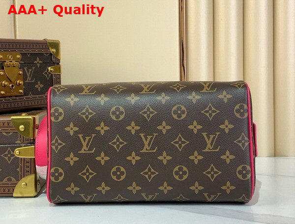 Louis Vuitton Dopp Kit Pondichery Pink Monogram Macassar Coated Canvas M12641 Replica