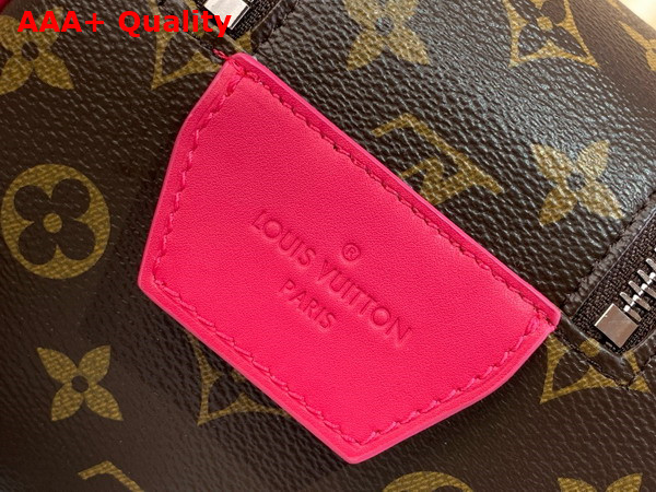 Louis Vuitton Dopp Kit Pondichery Pink Monogram Macassar Coated Canvas M12641 Replica