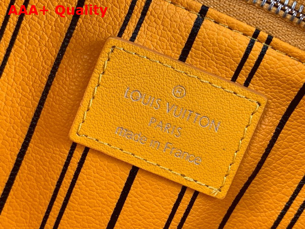 Louis Vuitton Dopp Kit Safran Yellow Taurillon Monogram Embossed Cowhide Leather M13009 Replica