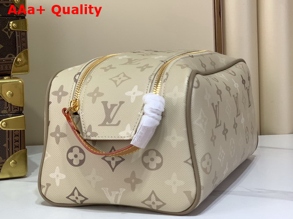Louis Vuitton Dopp Kit Sand Beige Monogram Surplus Coated Canvas M29161 Replica