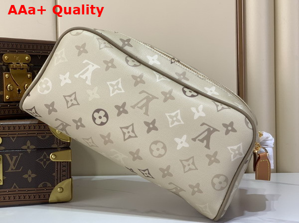 Louis Vuitton Dopp Kit Sand Beige Monogram Surplus Coated Canvas M29161 Replica