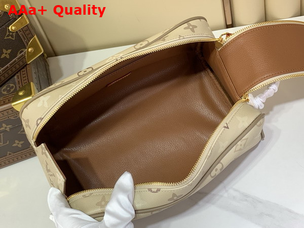 Louis Vuitton Dopp Kit Sand Beige Monogram Surplus Coated Canvas M29161 Replica