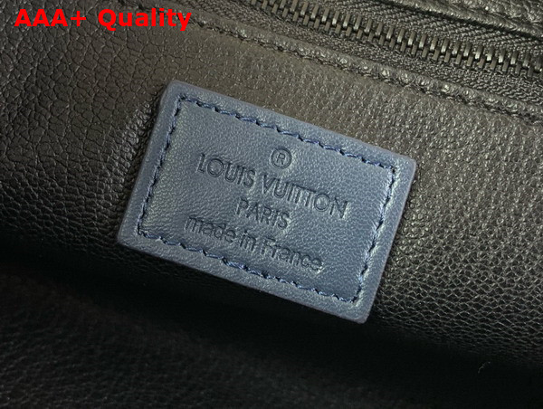 Louis Vuitton Dopp Kit in Blue Taurillon Monogram Leather Replica