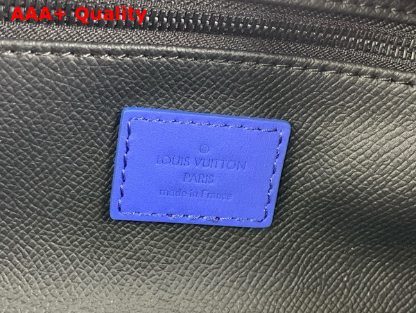 Louis Vuitton Dopp Kit in Electric Blue Taurillon Monogram Leather Replica