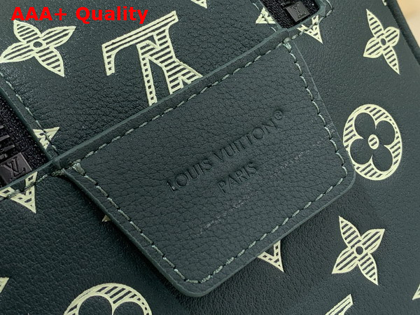 Louis Vuitton Dopp Kit in Forest Green Monogram Shadow Calf Leather M27180 Replica